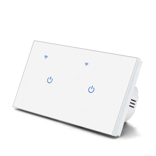 Interruptor táctil inteligente blanco de 4 bandas para salones y dormitorios 8