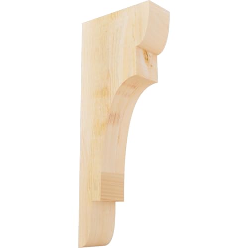 Ekena Millwork COR04X10X26NEB00RDF 4"W x 10"D x 26"H New Brighton Rough Sawn Corbel, Douglas Fir