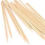 R818, 10-Inch Barbecue BBQ Shish Kebab Grilling Fondue Natural Wood Stick Skewers, Wooden Cocktail Picks, 1000-Piece Pack