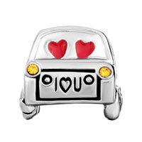 European Just Married Charm Bead Spacer for Snake Chain Charm Bracelet2