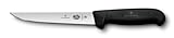 Victorinox Fibrox Ausbeinmesser, Scharfes Küchenmesser für Fleisch und Geflügel, 15 cm, Gerade Klinge, Schmal, Rostfreier Stahl, Schwarz