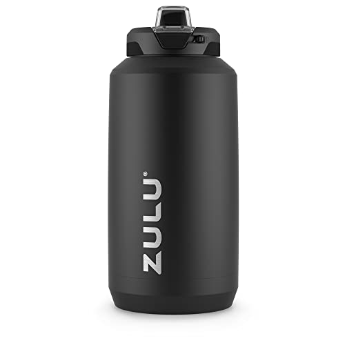 ZULU Goals 64oz Water Bottle Half Gallon Stainless...