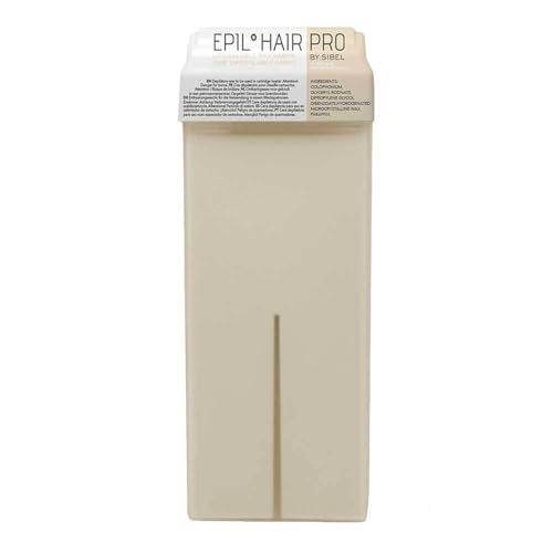 Sibel - Cartuccia di cera epilatoria Tiede al Capuccino per viso e corpo, tutte le pelli Epil'Hair Pro, 100 ml