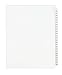 Avery Legal Dividers, Standard Collated Sets, 126 -150 Tab Set  (01335), White