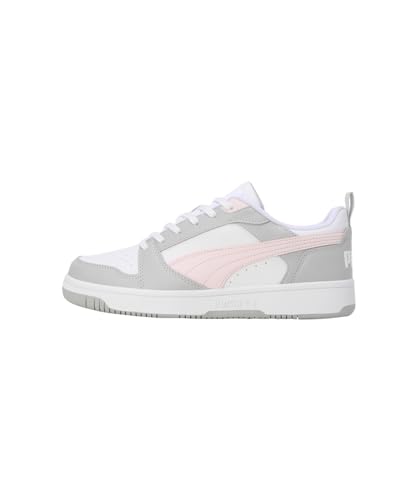 PUMA PUMA Unisex Rebound V6 Low Sneaker, White-Frosty Pink-Cool Light Gray, 8 UK