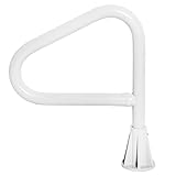 Saftron Spa Floor Rail Single Post For In-Ground Spas White With Lift And Turn Base