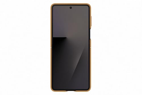Samsung Kindsuit Case EF-VF766 für das Galaxy Z Flip7, Smartphone Cover, Handy-Hülle, Schutz Case, Lederlook, Kratzfest, Camel – Ansicht 3