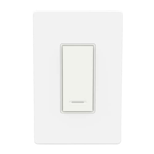 BN-LINK WiFi Smart in-Wall Light Switch, No Hub Required with