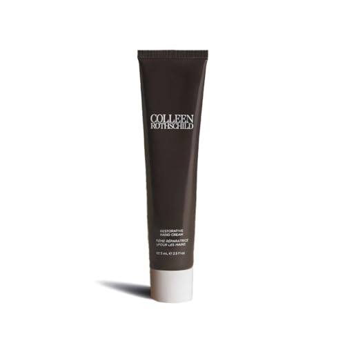 Colleen Rothschild Beauty Restorative Hand Cream for Dry Cracked Hands & Cuticles - Softens & Reduces Age Spots w/ Shea Butter - Moisturizing, Non-Greasy Hand Cream for Women & Men, 73ml (2.5 fl oz)