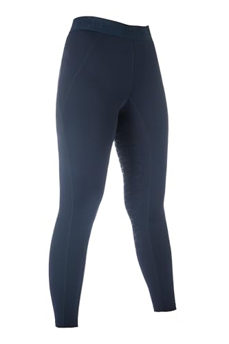 Leggings de equitación para mujer HKM Tabea C. pantalones elásticos con silicona