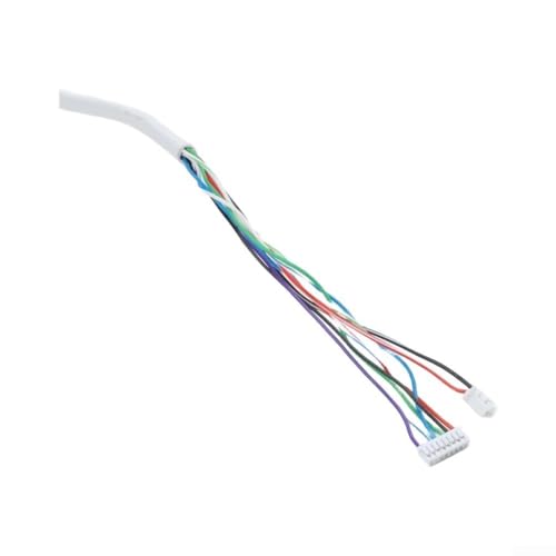 Cable integrado para conversión de 48V a 12V resistente a la intemperie para módulo PoE, cable para cámara IP con terminales 4PIN y 2PIN para sistema de seguridad exterior, color blanco de 70 cm miniatura 2