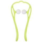 FONDOTIN Handheld Neck Roller Massager for Cervical Relief Portable Tool for Shoulder Exhaust and Fatigue for Home Office and Travel Use