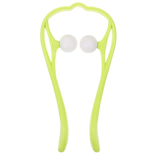 FONDOTIN Handheld Neck Roller Massager for Cervical Relief Portable Tool for Shoulder Exhaust and Fatigue for Home Office and Travel Use