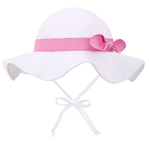 Image of Siero Baby Sun Hat with UPF 50+ Outdoor Adjustable Beach Hat with Wide Brim
