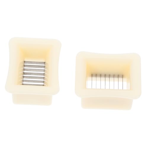 Mikinona 2stücke Handlicher Kunststoff-bohnenschneider Effizienter Bohnen- Für Küche Leicht Zu Reinigen Bedienen Für Einsatz Zu Hause Und Restaurants Beige