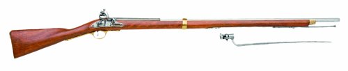 Denix 18th Century British Brown Bess Flintlock Musket American Revolutionary War Era Rifle