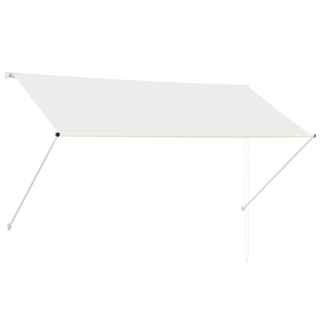 vidaXL Toldo Retráctil de 250x150cm Crema Parasol Ventana Terraza Hogar Balcón