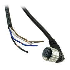OMRON XS2F-M12PVC4A5M 4 CORES, 5 Meter, Angled, Cable, M12 4 PIN Connector Female, PVC