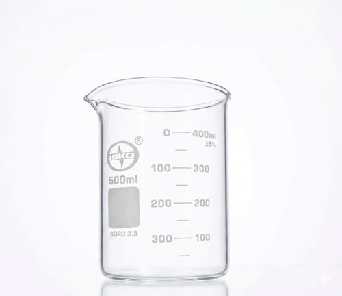 Image of ISKO Borosilicate Glass Beaker 500 ml (set of 2)