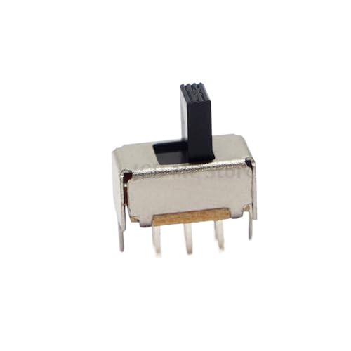 1PCS SS-22E01 2P2T Double pole double throw 2 position slide switch DIP 6 pin verticle type with 2 fixed pin(30PCS)