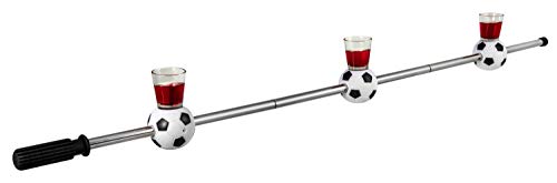 Wicked Gizmos Football Themed Shot Stick Party Drinking Game, 3 Players Drink Shots Simultaneously - Student Hen or Stag Night Party Game