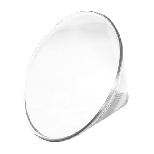 PRETYZOOM Es Glass Cup Cone Cocktail Glass 280ml Whiskey Cocktail Bowl for Party