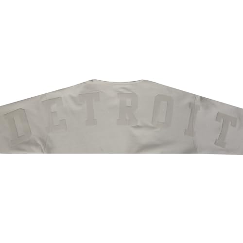 Pro Standard Mens NFL Detroit Lions Wingspan Pull Over Hoodie Taupe 2XL - Image 5