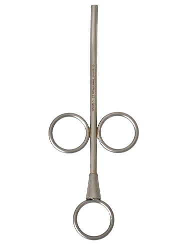 Bone Grafting Syringe with 3-Ring Finger Holes | Sinus Lift Dental Implant Syringe | German Stainless Steel (5mm)