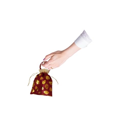 Image of VIG Enterprises Silky And Shiny Potli Batwa Bags /Thamboolam Bags For Wedding Party Return Gifts Party Gifts For Guest-