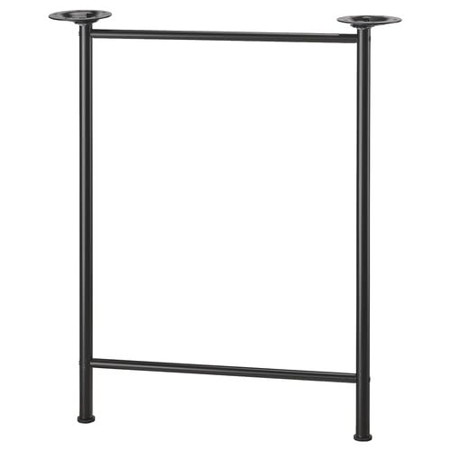 Amazon.co.jp: IKEA イケア 脚 ブラック 70cm m50569532 SPAND