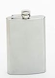 1 X 8oz. Stainless Steel Liquor Flask - Plain Design