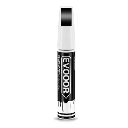 Carrara White Metallic (LS9R/2Y) Touch Up Paint Compatible with Porsche Exact Match 2 in 1 Touch up Paint for Chips and Nicks Repair with 2pcs Disposable Micro Applicators