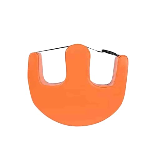 ERRULAN PU Leather Elderly Turning Device, Detachable U Shaped Waterproof Nursing Pillow with Fixing Strap, Multifunctional Roll Over Pad, Bedridden Patient Supplies