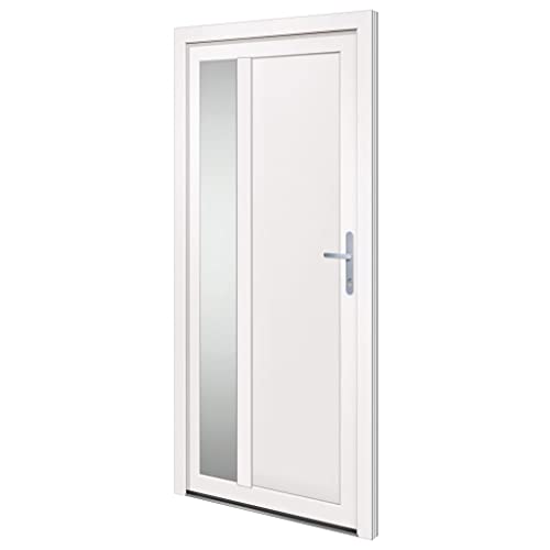 vidaXL Porta Ingresso Bianca 98x200 cm in PVC