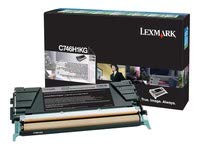 Lexmark C746 N cartouche toner noir Lexc746h1kg haute capacité retour