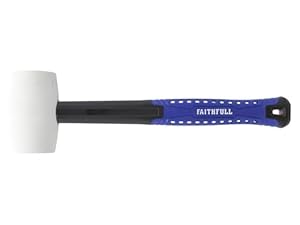 Faithfull FAIRMWF32 Gummihammer Weiß 907g