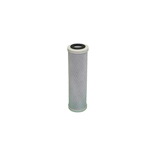 Desineo Cartouche Charbon Actif + sédiment 5 microns pour Porte Filtre 10 Pouces Cover