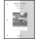 Study Guide for Fundamental Accounting Principles Volume 2. 0073366358 Book Cover