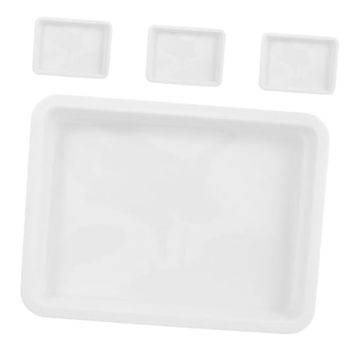KICHOUSE Science Project Tray 4pcs Trays Lab Equipment Storage for Chemistry Lab