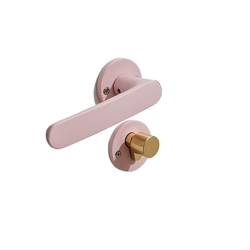 Cerradura de puerta para habitación interior de diseño moderno blanco 2