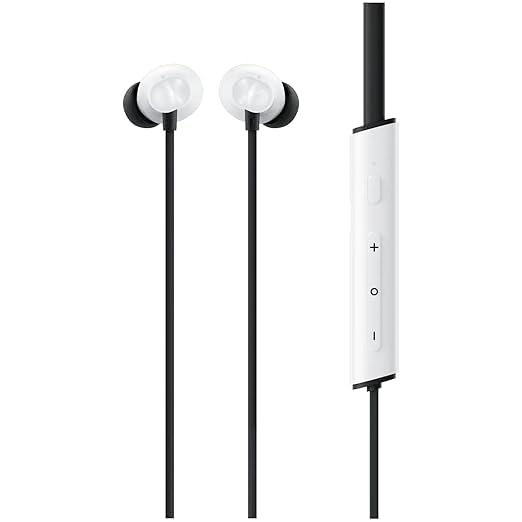 Image of Realme Buds Wireless 3 Bluetooth Neckband Headphones, 13.4mm Driver, 32H Playtime, AI ENC Noise Cancellation, IP55, Bluetooth 5.4 White RA55