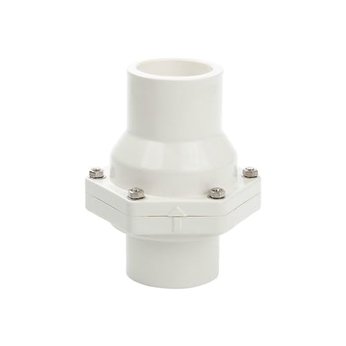 Clapet unidirectionnel PVC vertical Id90mm blanc pour réseau d'évacuation gravitaire
