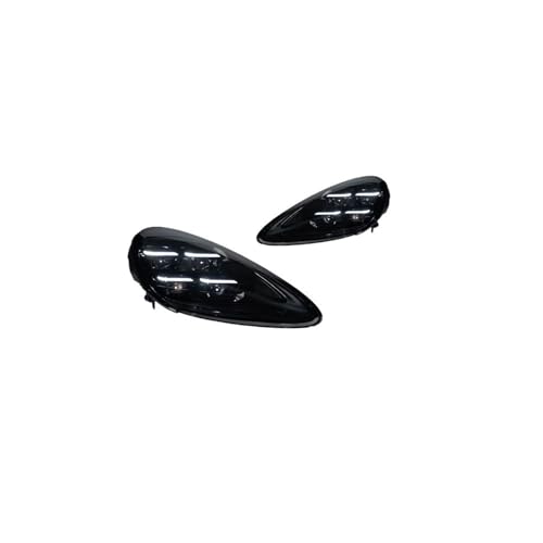 2 pièces pour phares de Porsche Cayenne 2011-2014 Cayenne GTS, lentilles de projecteur et Accessoires pour Feux de Jour (DRL).