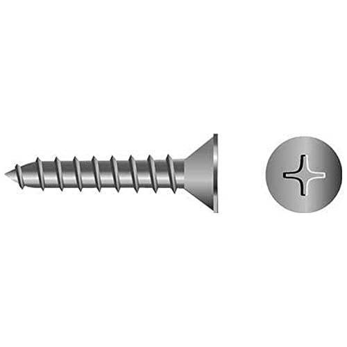 Tornillo autorroscante No. 14 cabeza plana Phillips