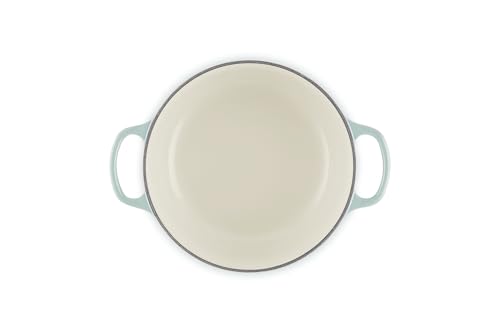 Le Creuset Signature Runder Bräter aus Gusseisen, 20 cm, 2,4 Liter, Sea Salt – Ansicht 5