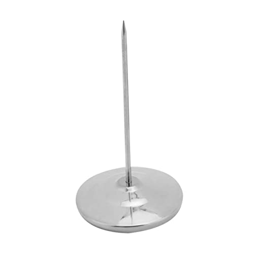 VILLFUL 1pezzi Porta Menù Metallo Di Punta Per Ricevute Di Fatture Porta Promemoria Per Ufficio Base Rotonda e Asta Spessa