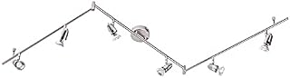 Ronja 6 Light Ceiling Spotlight Bar with LED Bulbs in Chrome Litecraft