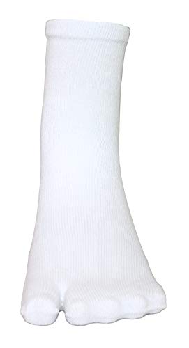 Unisex 2-Toe Japanese Tabi Socks, 2 Pairs, Size:Toddler/Kid/Adult3