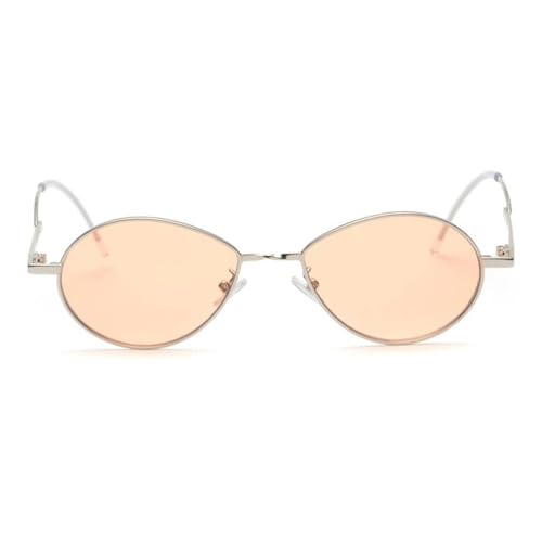 Petites lunettes de soleil rondes jaunes pour illuminer un visage fatigué en ville