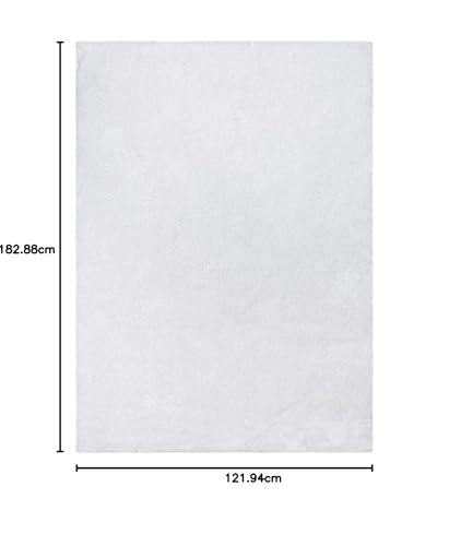 Image of Shanno Carpet Soft Fluffy Shag Area Rectangular Shape Rugs for Living Room, Shaggy Floor Carpet for Bedroom, Girls Carpets Kids Home Decor Rugs, Cute Luxury Non-Slip [Size 4X6 Feet]